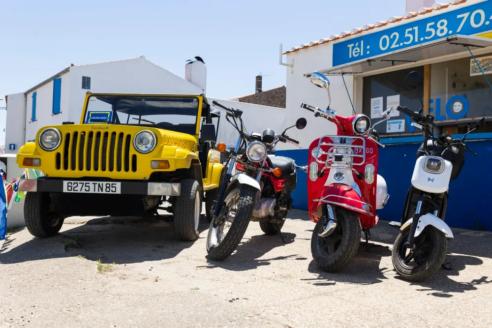 vehicules motorises auto becane ile dyeu