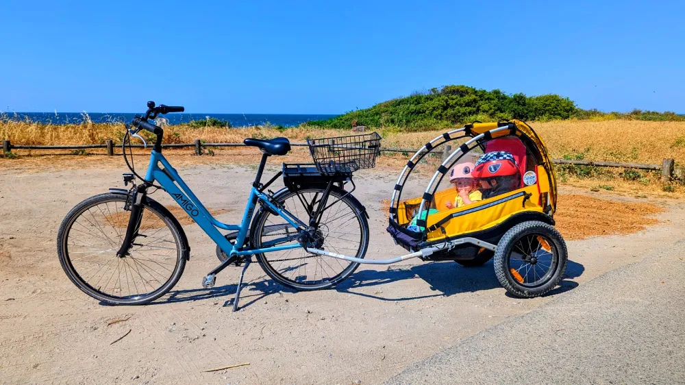 velo remorque enfant ile dyeu